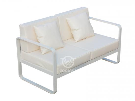Aluminum Frame Cushion Sofa Set