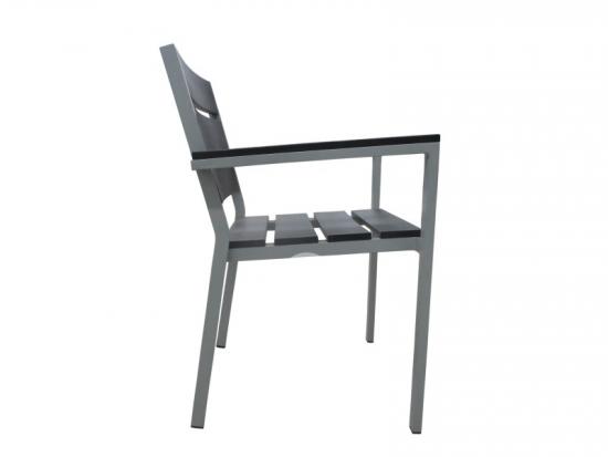 Metal Frame Poly-wood Dining Chair