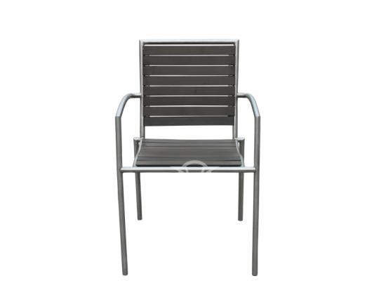 High Quality Stainless Steel Frame Plastic Wood Chair