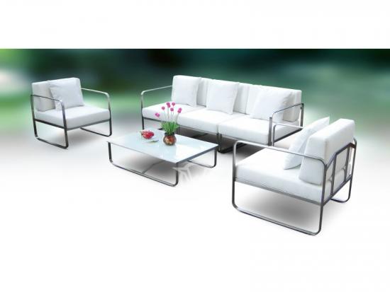Comfortable Outdoor Furniture Sofa Set With Cushions