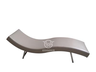 UV-resistant Aluminum Frame Textilene Chaise Lounge