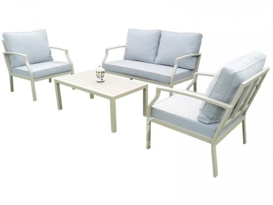 Outdoor Living Aluminum Frame Sofa Set