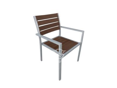 Aluminum Frame Poly-wood Dining Chair