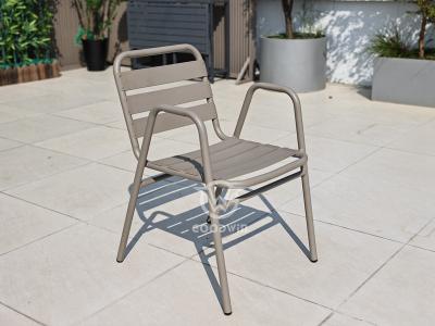 Colorful Outdoor Aluminum Armrest Chair