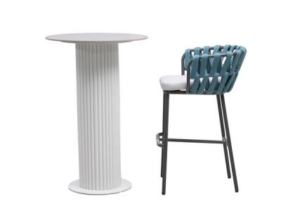 مجموعة قضبان حبلية بإطار من الألومنيوم لأثاث خارجي للترفيه