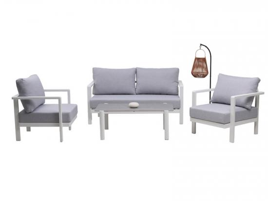 Outdoor Living Aluminum Frame Sofa Set